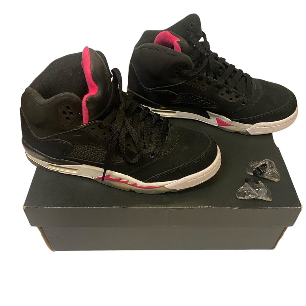 Air Jordan 5 Retro GG- Black- Deadly Pink-White